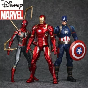 MARVEL CIVIL WAR IRON MAN figure with stand new in box ZD Toy US Seller - Picture 1 of 7