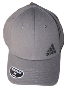 ADIDAS MENS RELEASE 2 STRETCH FIT ONIX/BLACK S/M AEROREADY FITTED NWT $26