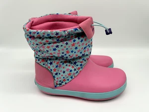 Crocs LODGEBOINT Kinder Schneeboot Rosa EUR 38-39 - Picture 1 of 3