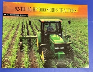 JOHN DEERE 7000 Tractors Brochure Excellent 1993 - Picture 1 of 2