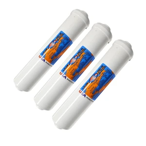 Omnipure K5621-BB 5M CHLORA 5 Mic Catalytic Carbon Block CHLORAMINE SMS Wrap 12 - Picture 1 of 2