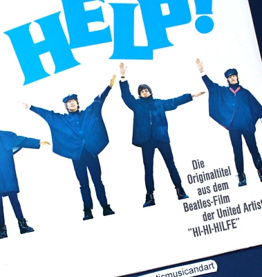 RARE HI LIFE COVER VARIANT VINTAGE VINYL  THE BEATLES HELP LP NM - Image 1 of 4