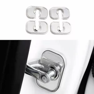 Ajuste para Tesla Modelo S 2012-2021 Plateado Acero Hebilla de Puerta Protección Cubierta Borde - Imagen 1 de 6