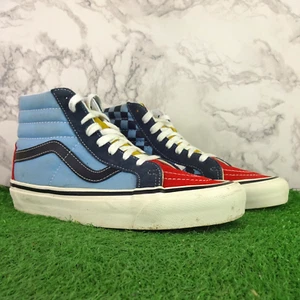 Vans Schuhe Größe 6,5 Damen Hi Top Sk8 Neuauflage 50. Patchwork Walking Turnschuhe - Bild 1 von 11