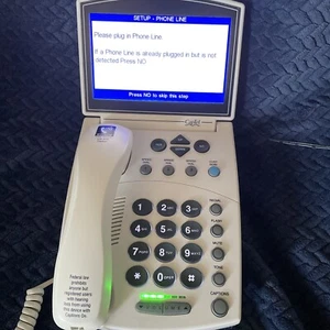 💥Ultratec CapTel 840 Telephone Extra Large Captioning Screen Wi-Fi Hearing Loss - Zdjęcie 1 z 15
