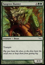 1x FOIL Fangren Hunter Mirrodin MtG Magic Green Common 1 x1 Card Cards