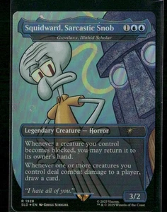 Secret Lair Drop Series #1928 Squidward, Sarcastic Snob - Picture 1 of 2