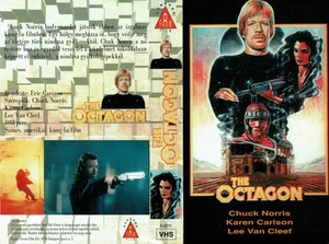 THE OCTAGON (1) / HUNGARIAN PROMO VIDEO SLEEVE / FORUM FILM VIDEO LABEL - Picture 1 of 1