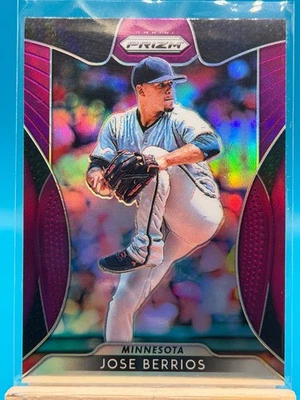 2019 Panini Prizm - Tier II José Berríos #175 Purple Prizm - Image 1 of 4