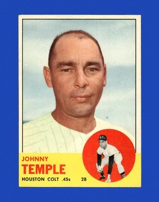 1963 Topps Set-Break #576 Johnny Temple VG-VGEX (crease) *GMCARDS* - Image 1 of 2
