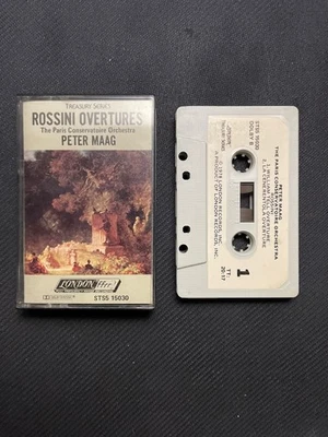Peter Maag, Paris Conservatoire Orch. - Rossini Overtures London Cassette Tape - Image 1 of 2