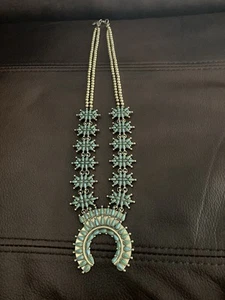 Lucky Brand Statement Necklace Squash Blossom Style - Picture 1 of 8