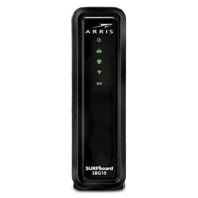 ARRIS Surfboard 16x4 Cable Modem / AC1600 Dual-Band Wifi Router. Approved for Xf - Image 1 of 4