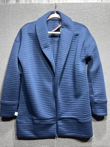 Cárdigan abierto Vineyard Vines Channel acolchado para mujer Deep Bay talla pequeña nuevo con etiquetas  - Imagen 1 de 11