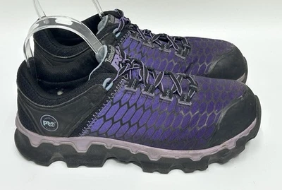 Timberland PRO женщин размер 7 Powertrain сплава носок ESD рабочие туфли фиолетовый работы - Изображение 1 из 4