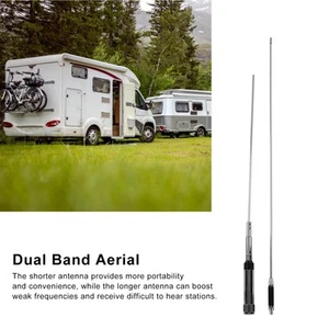 Car Car Radio Dual Band Antenna VHF/UHF 144/430MHz 3.0/5.5dBi SL16‑J/M Connector - Zdjęcie 1 z 12
