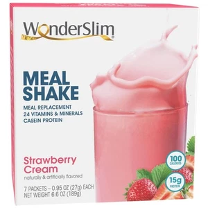 Mahlzeitenersatz Shake, Erdbeercreme, 15g Eiweiß, 24 Vitamine & Mineralstoffe... - Bild 1 von 6