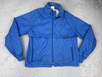 Helly Hansen Jacket Wome Large Blue Full Zip Windbreaker Mesh Lined Lightweight - Image 1 of 4