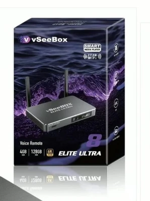 VseeBox Elite Ultra 128GB, 4GB RAM, 6K Ultra HD - Brand New, Fast Free Shipping - Image 1 of 4