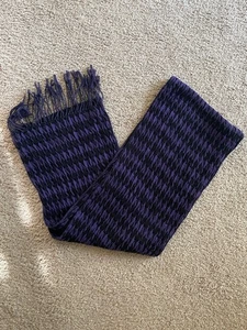 Material Mädchen Damen lila und schwarz Schal Größe OS - e673 - Bild 1 von 6