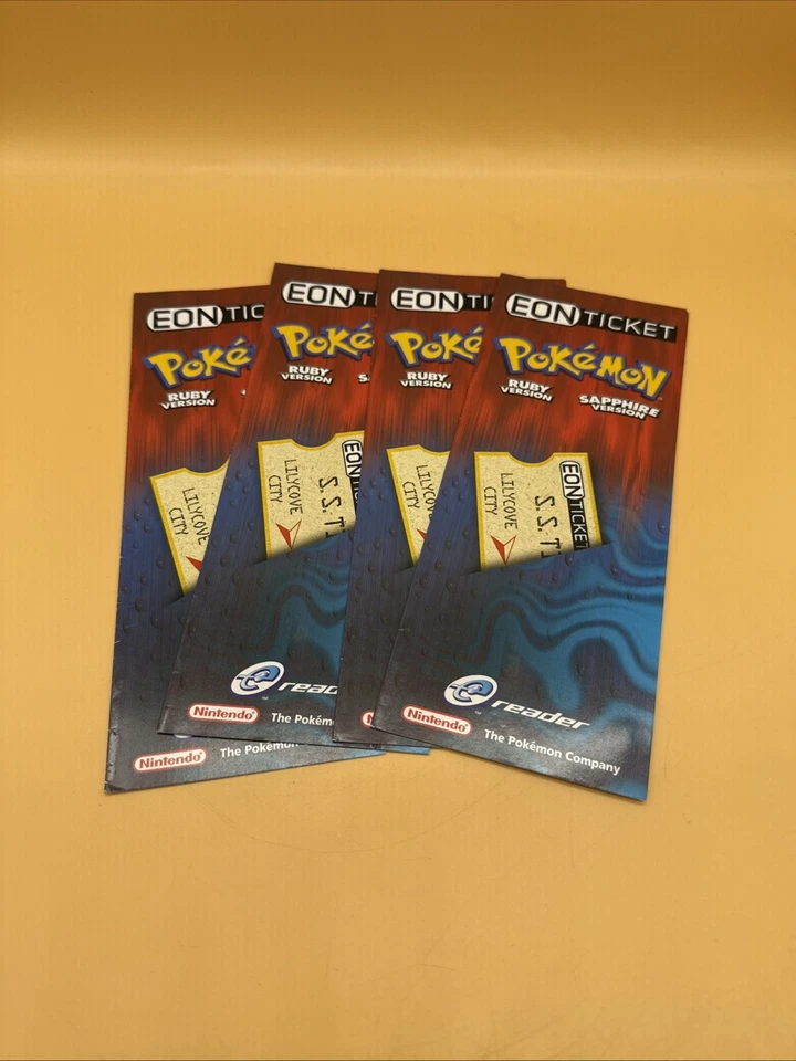 Pokemon EON Ticket Special E3 2003 Edition Ruby & Sapphire E-Reader Card No Card - Image 1 of 1