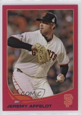 2013 Topps Pink /50 Jeremy Affeldt #371 - Image 1 of 2