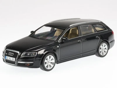 Audi A6 C6 Avant phantomblack diecast model car Minichamps 1/43 - Image 1 of 4