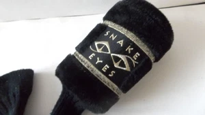 SCHLANGENAUGEN PULLOVER PLÜSCH FAHRER KOPFBEDECKUNG SCHWARZ GOLD, SCHÖN - Bild 1 von 2