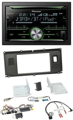 Pioneer Bluetooth Lenkrad DAB 2DIN USB CD Autoradio für Land Rover Evoque Blinds - Bild 1 von 4