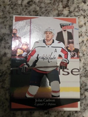 20-21 UD Extended Hockey Ultimate Victory UV-13 John Carlson Capitals - Image 1 of 2