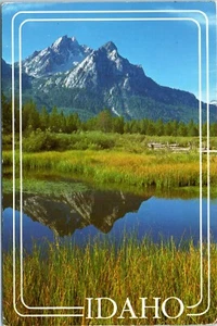 McGowan Peak in the Sawtooth Mountains, Idaho Postcard c1986 - Picture 1 of 2