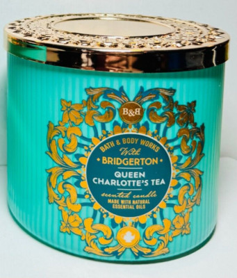 Bath & Body Works Bridgerton Queen Charlotte's Tea 3 Wick Candle