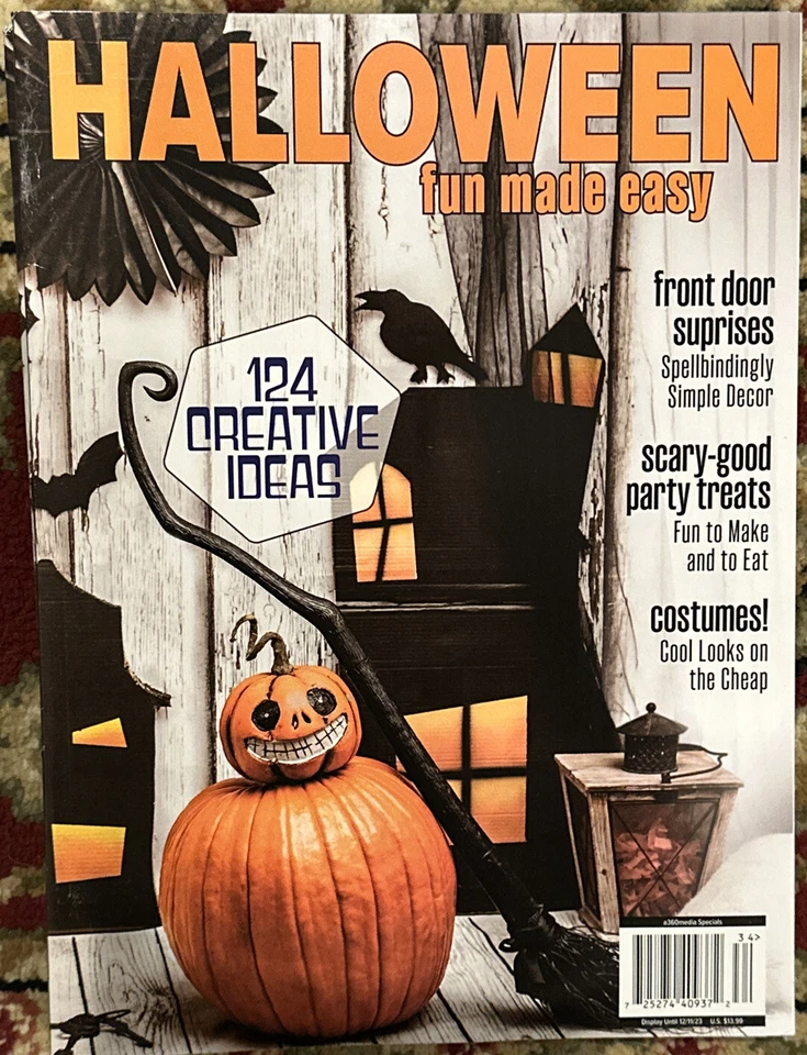 Halloween Magazine Fun Made Easy 124 Creative Ideas  2023 Foto 1 de 1