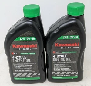 Kawasaki 99969-6296 Genuine OEM K-Tech SAE 10W-40 4-Cycle Engine Oil - 2-Pack - Picture 1 of 2