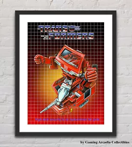 Póster retro brillante obra de arte Ironhide Box Transformers G1 1984 sin marco T0004 - Imagen 1 de 6