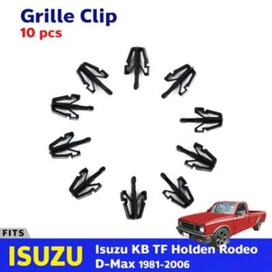 10x Grill Clips Fits Isuzu KB TF Holden Rodeo Brava D-Max Pickup Truck 1981-06 - Imagen 1 de 5