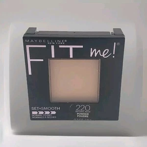 Maybelline Fit Me Set & Smooth Pressed Powder #220 Natural Beige Read Descrip - Picture 1 of 2