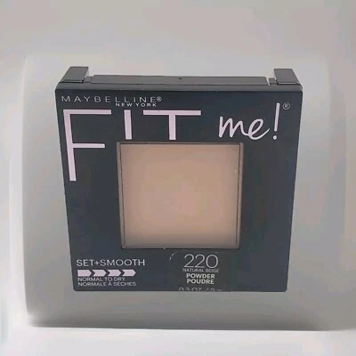 Maybelline Fit Me Set & Smooth Pressed Powder #220 Natural Beige Read Descrip - Image 1 of 2
