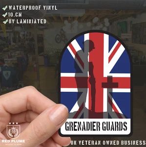Grenadier Guards Remembrance Soldier Vinyl Aufkleber - UV laminiert - 10 cm - Bild 1 von 4
