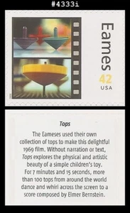 USA4 #4333i MNH Eames Spinning Tops Design - Picture 1 of 1
