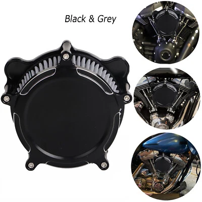 Grey Air Cleaner Intake Filter For Harley Street Road Electra Glide Road King Foto 1 de 4
