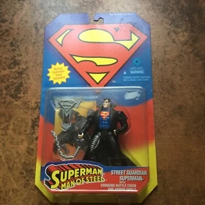 Vintage 1995 Hasbro DC Comics Street Guardian Superman Action Figure Sealed - Picture 1 of 4