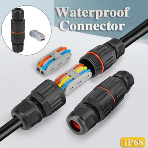 IP68 Waterproof Quick Solderless Wire joint 2/3 Connector Outdoor LED Wiring - Picture 1 of 14