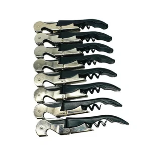 Waiter's Friend Corkscrew Wine Bottle Opener Set, Foil Cutter, 8 Pcs - Picture 1 of 8