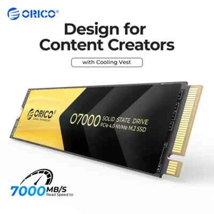 ORICO O7000 New PCIe4.0 M.2 NVMe SSD Internal Solid State Drive M.2 M Key - Picture 1 of 6