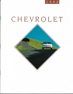 Auto Prospekt 1992 Chevrolet Autos - Bild 1 von 1