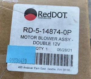 RED DOT DOUBLE 12V MOTOR BLOWER - RD-5-14874-0P - Picture 1 of 4