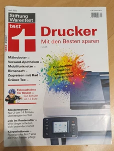 *** Stiftung Warentest Test 04 2022 April - Drucker - wie neu *** - Bild 1 von 1