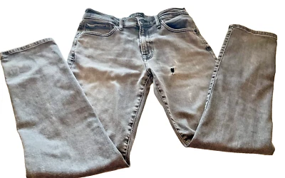 LUCKY BRAND 223 Straight Faded Black Distress Rip Men Jeans 30/32 *Fit 30 X 30.5 - Image 1 of 4