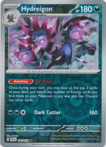 x1 Hydreigon - 140/193 - Holo Rare - Reverse Holo Pokemon SV02 Paldea Evolved M/ - Picture 1 of 1